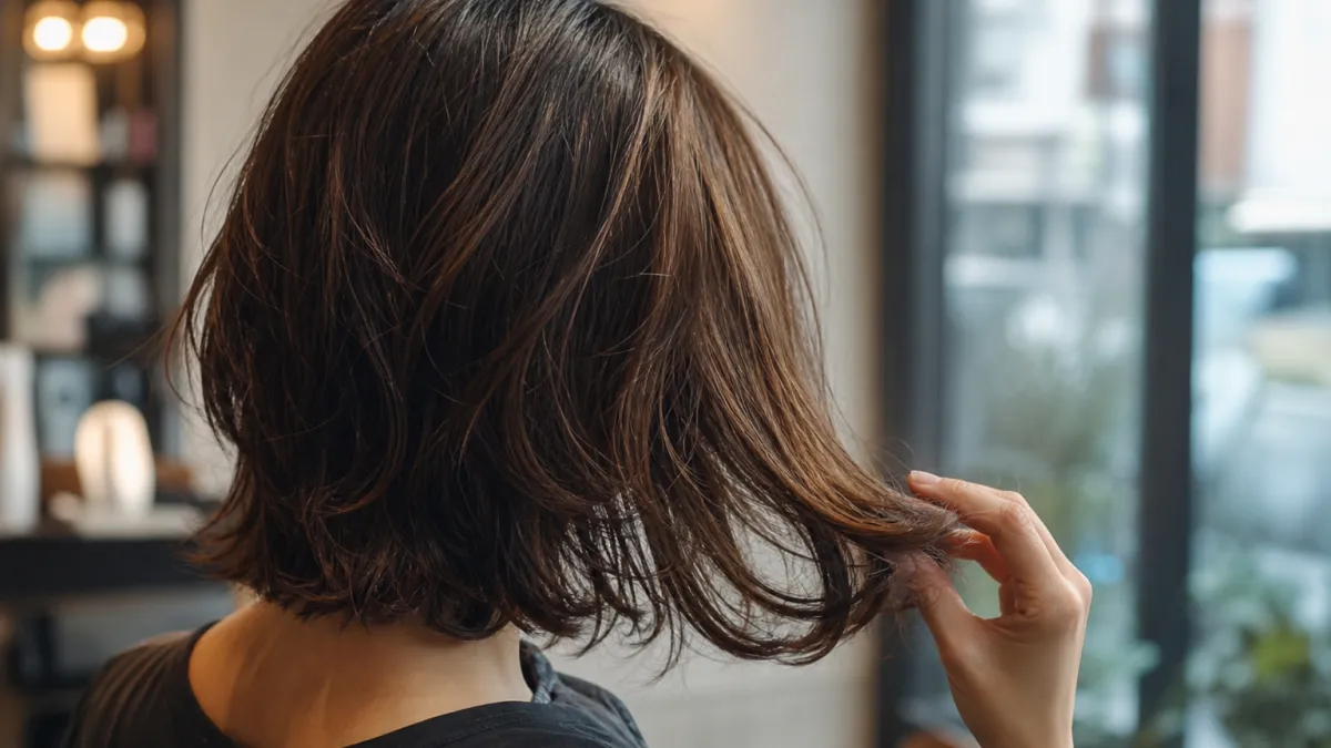Coupe de cheveux femme dégradé effilé mi-court : guide 2026