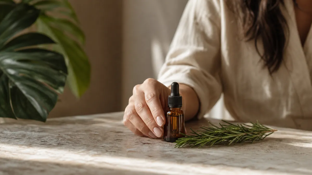 Huile de romarin cheveux : stimuler la pousse naturellement